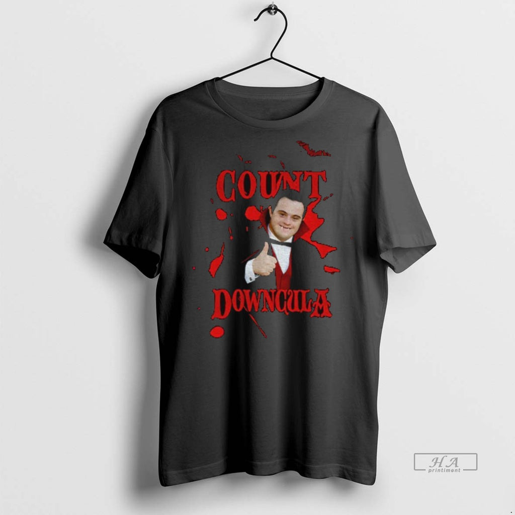 Official Count Downcula Parody Halloween Shirt