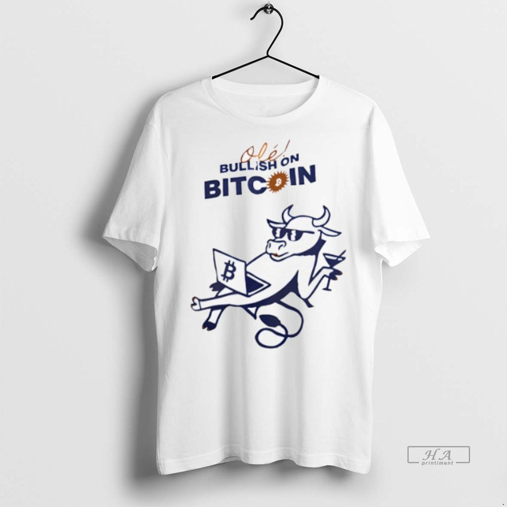 Official Cow Ole Bullish On Bitcoin Shirt