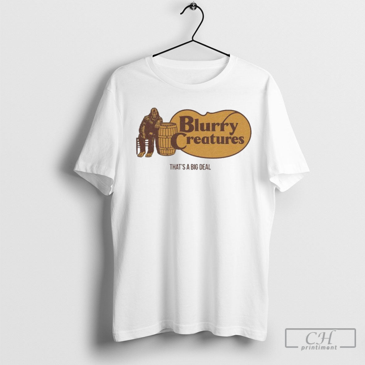 Official Cracker Barrel Blurry Creatures Squatch And Barrel Thats A Big Deal Shirts