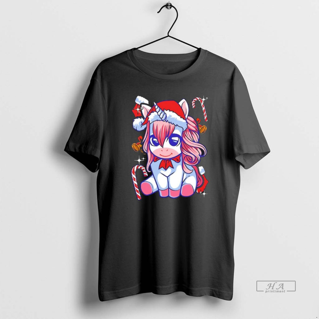 Official Cute Unicorn Candy Cane Christmas