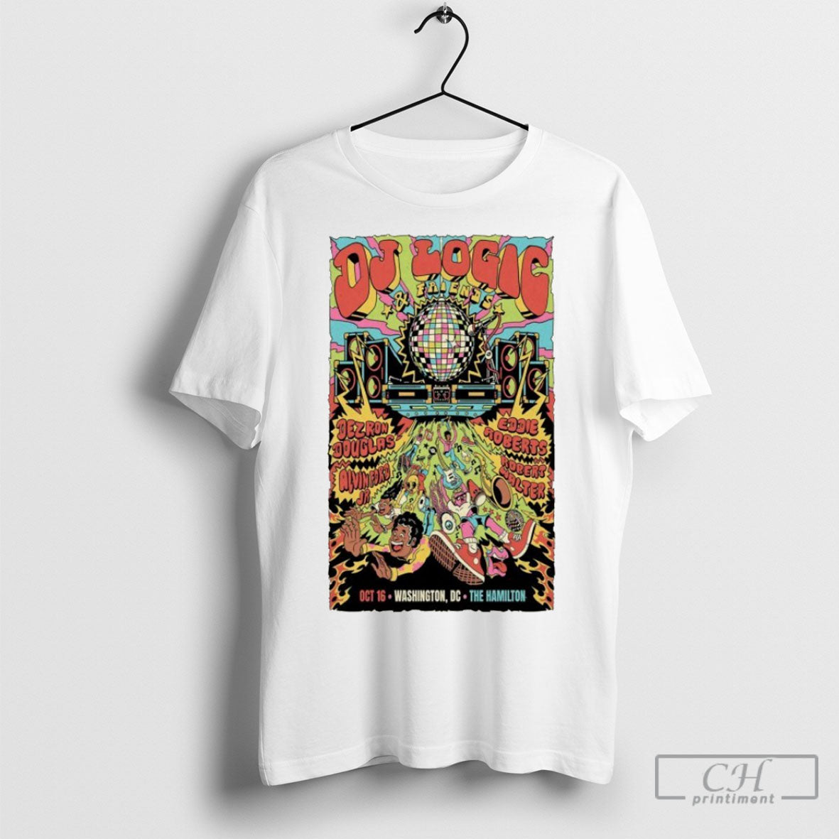 Official Dj Logic Friends Washington Dc Oct 16 2025 T Shirts