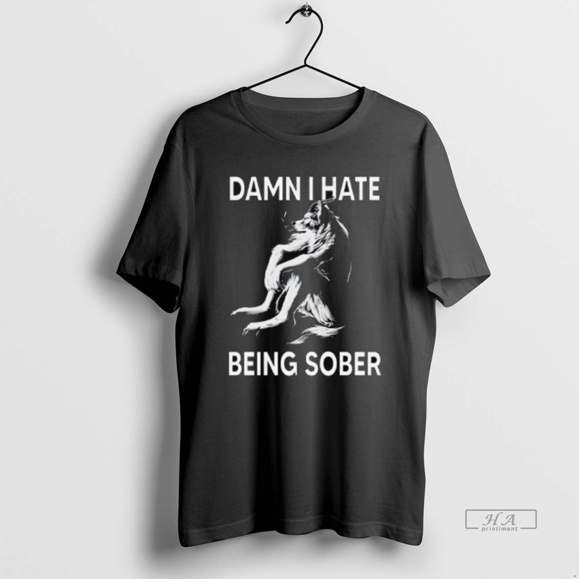 Official Damn I Hate Being Sober Wolf