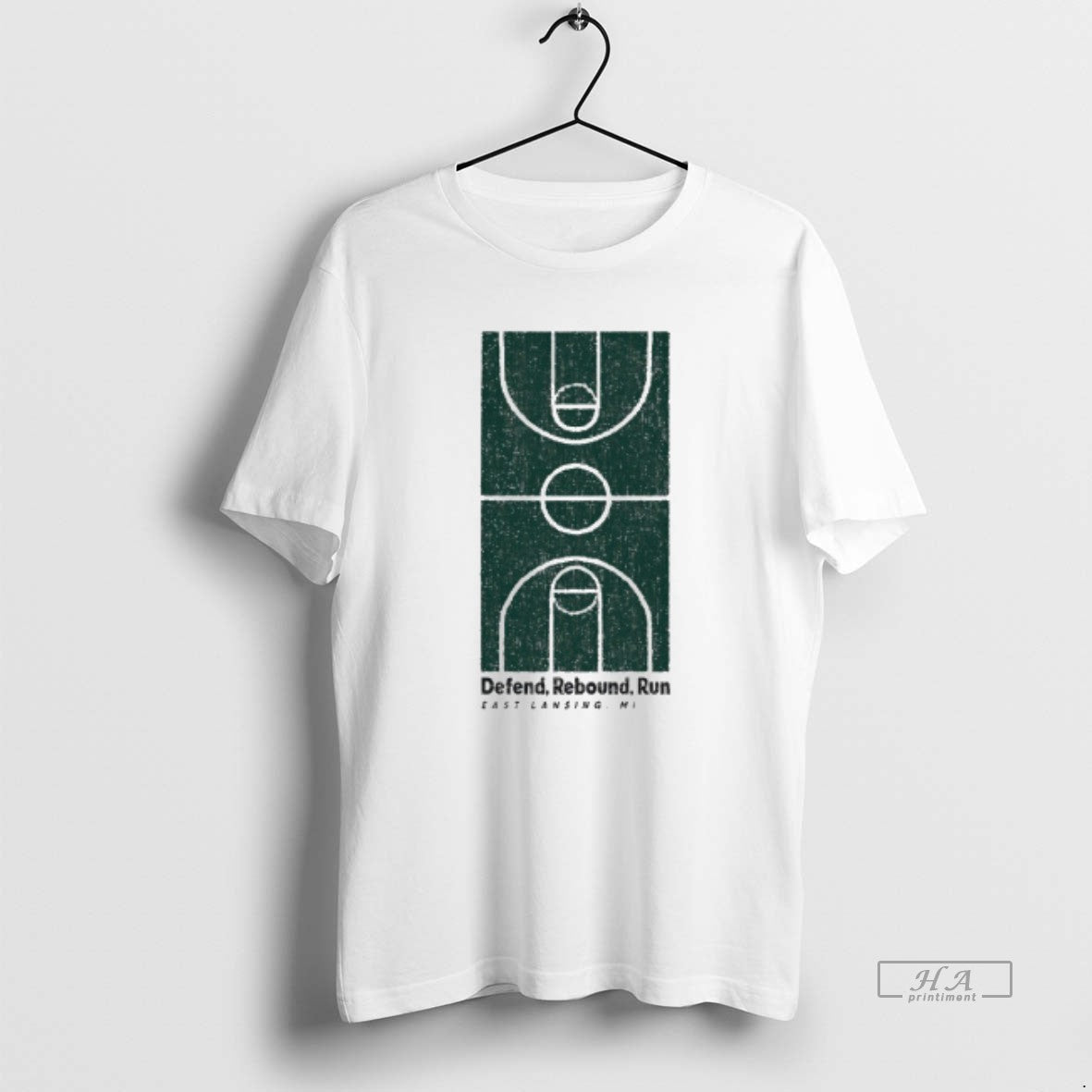 Official Defend Rebound Run East Lansing Mi Michigan State
