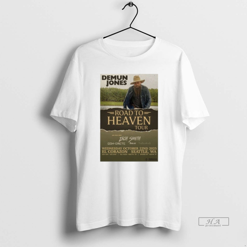 Official Demun Jones Road To Heaven Fall Tour 2025 El Corazon Seattle Wa