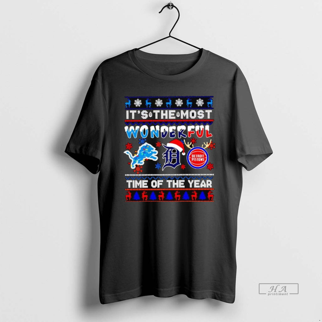 Official Detroit Sports Team Its The Most Wonderful Time Of The Year Christmas