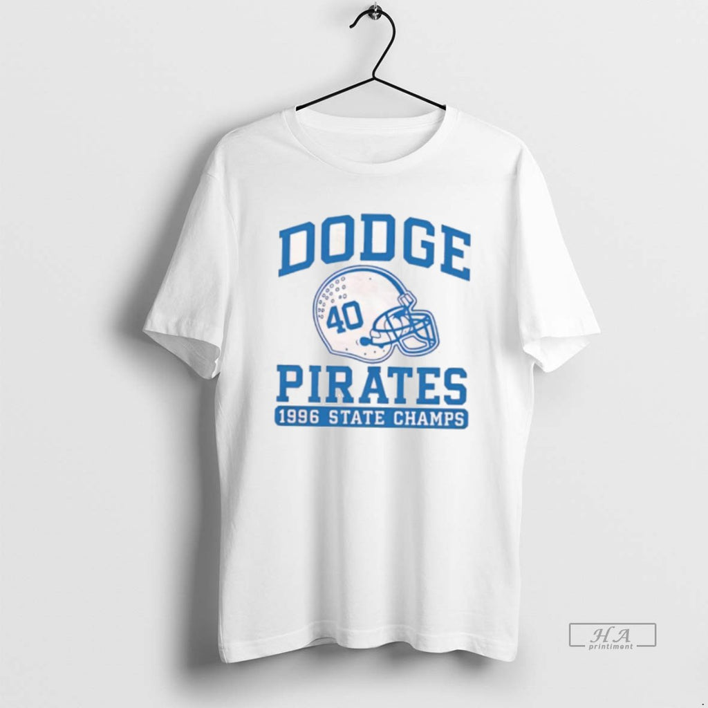 Official Dodge Pirates 1996 State Champs Helmet Logo