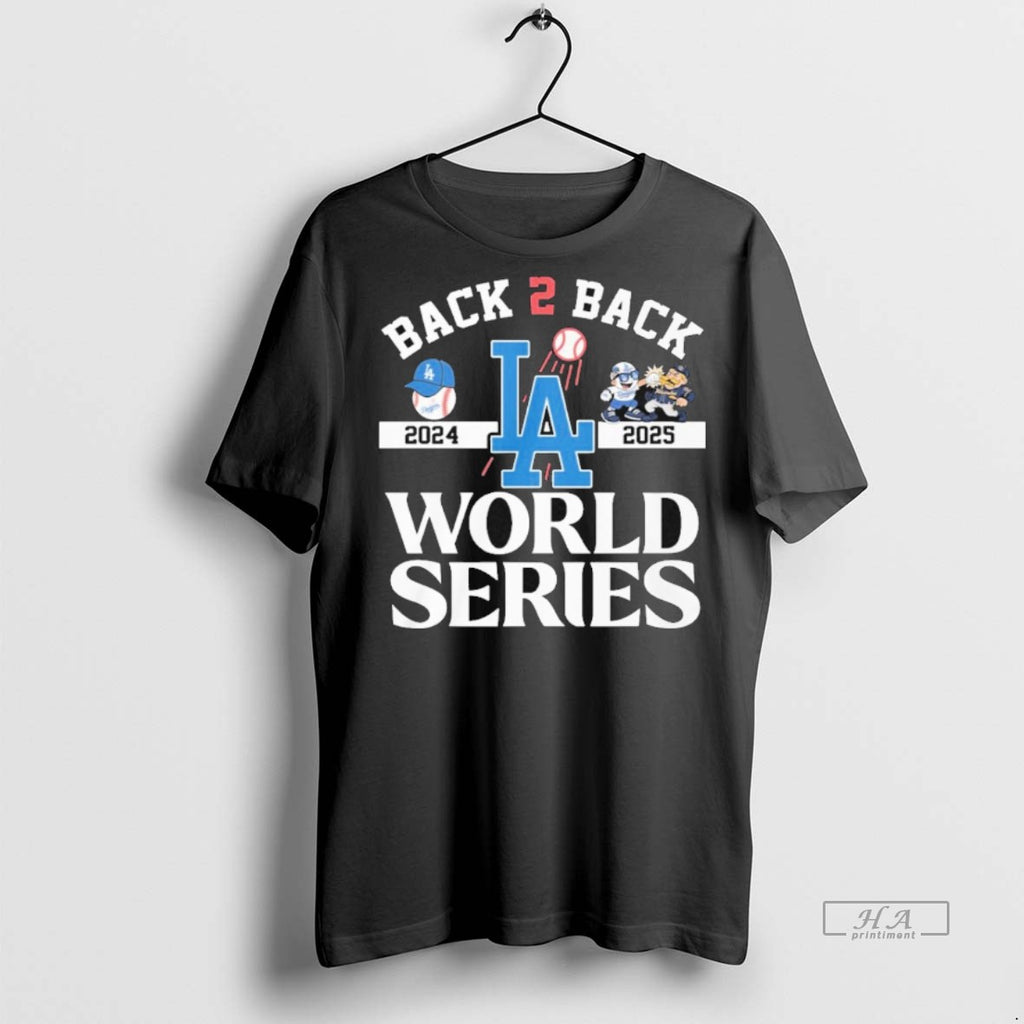 Official Dodgers Back 2 Back 2024 2025 World Series Shirt