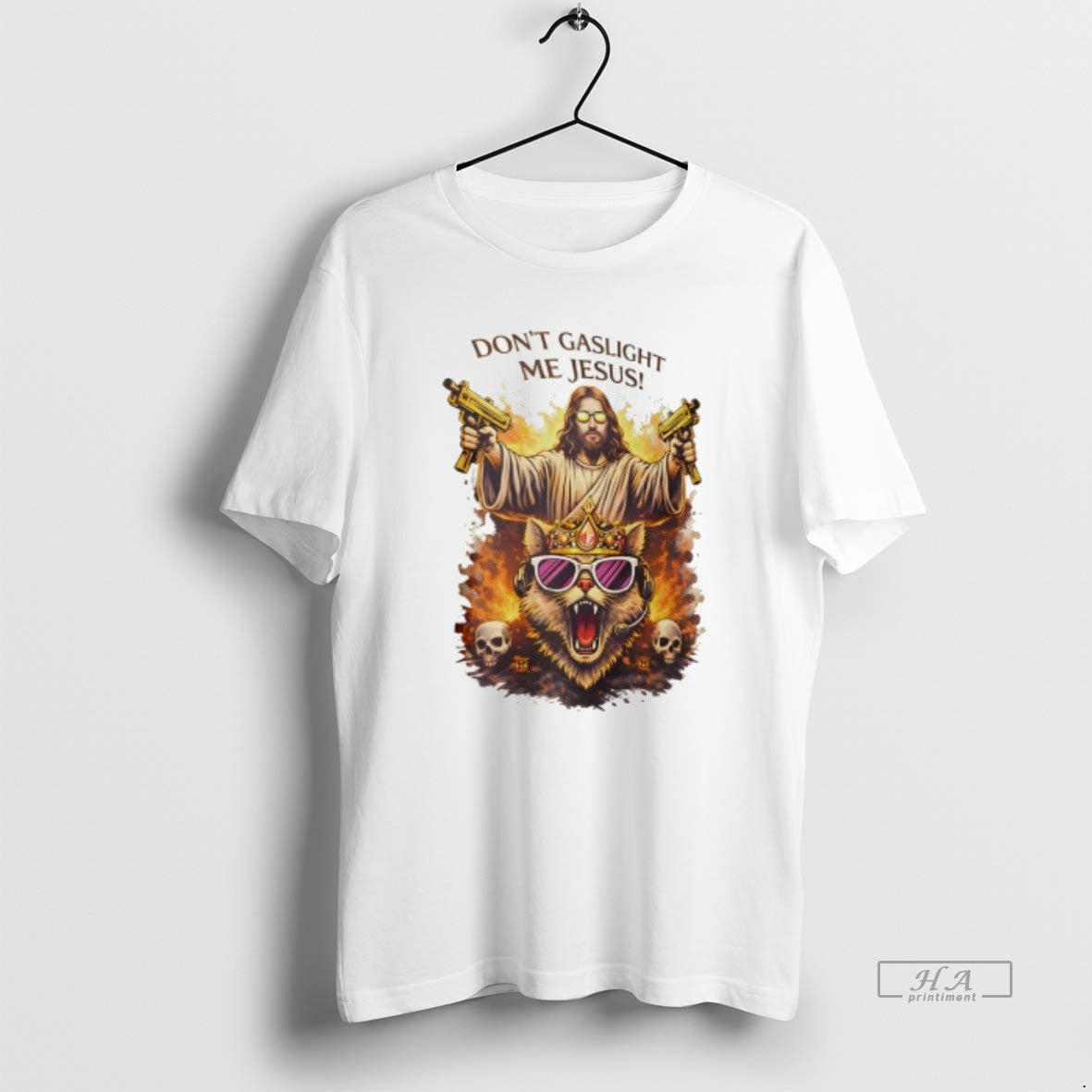 Official Dungeon Crawler Carl Dont Gaslight Me Jesus Vintage