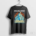 Official Enlist Now Solar Warden Victory Beyond The Stars Tee