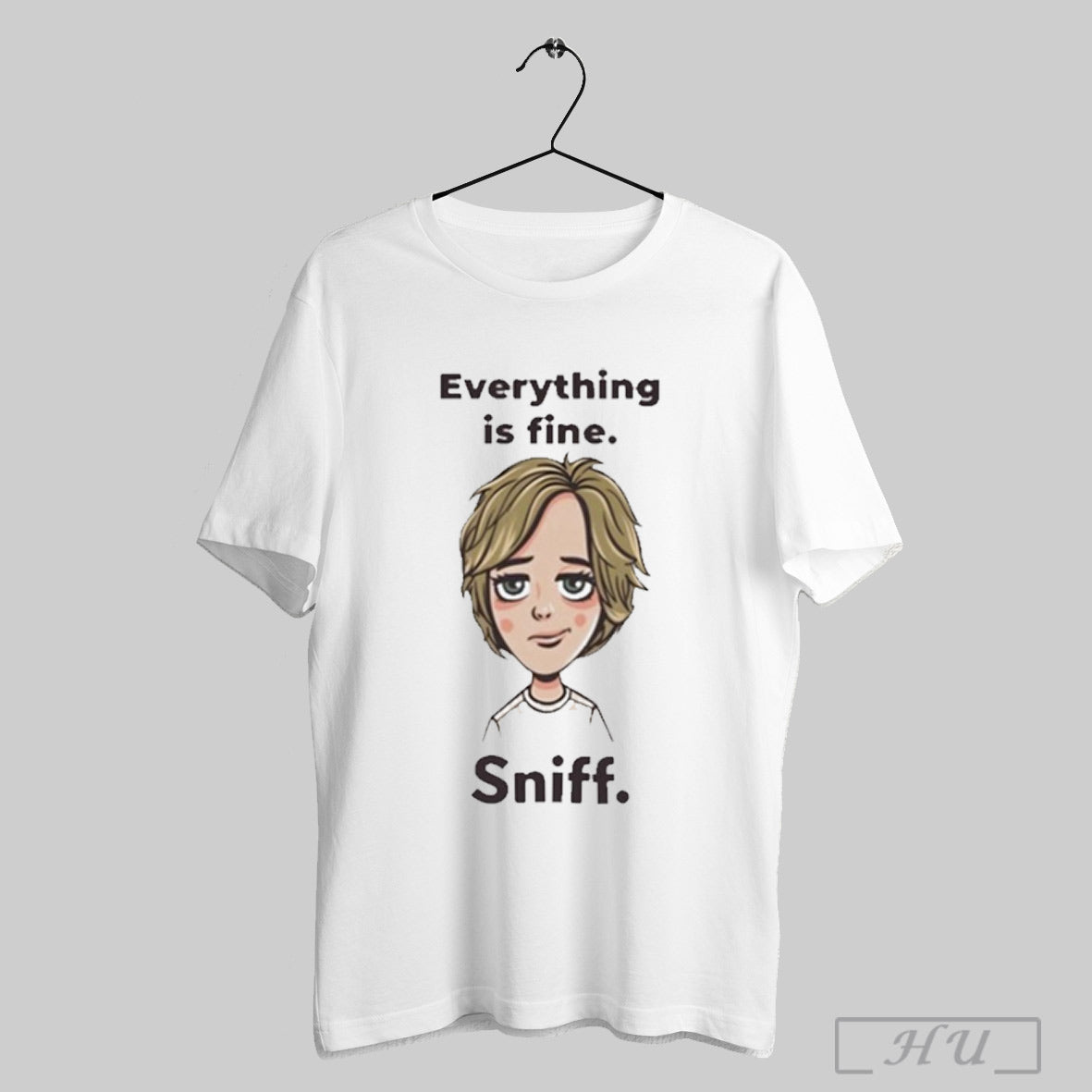 Official Everything Is Fine Sniff T Shirt Png