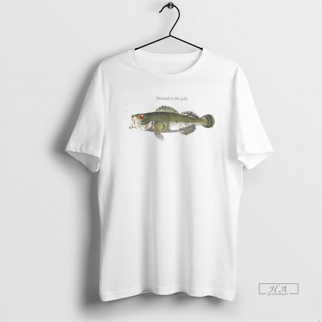 Official Fish Stoned To The Gills Meme Graphic