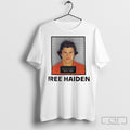 Official Free Haiden Deegan Funny Arrest Mugshot Shirt