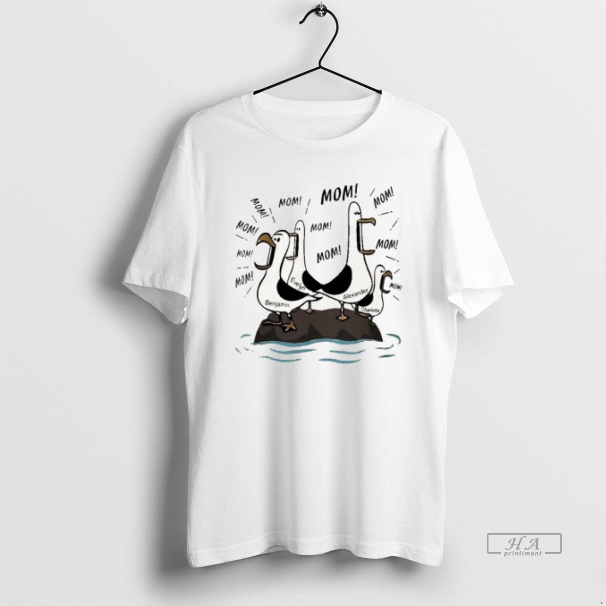 Official Funny Seagull Mom Island Chaos Graphic