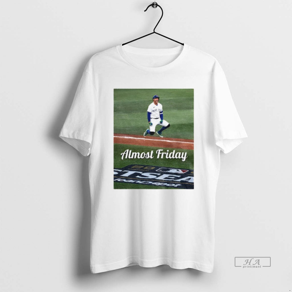 Official George Springer Jump Toronto Blue Jays Baseball Almost Friday