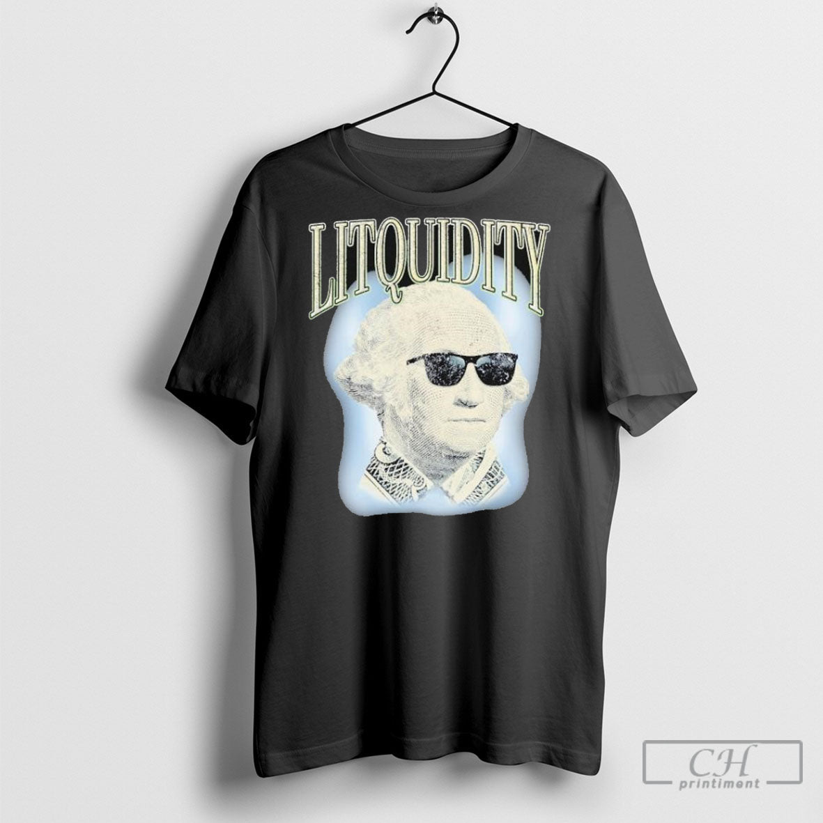 Official George Washington Litquidity T Shirt Poster