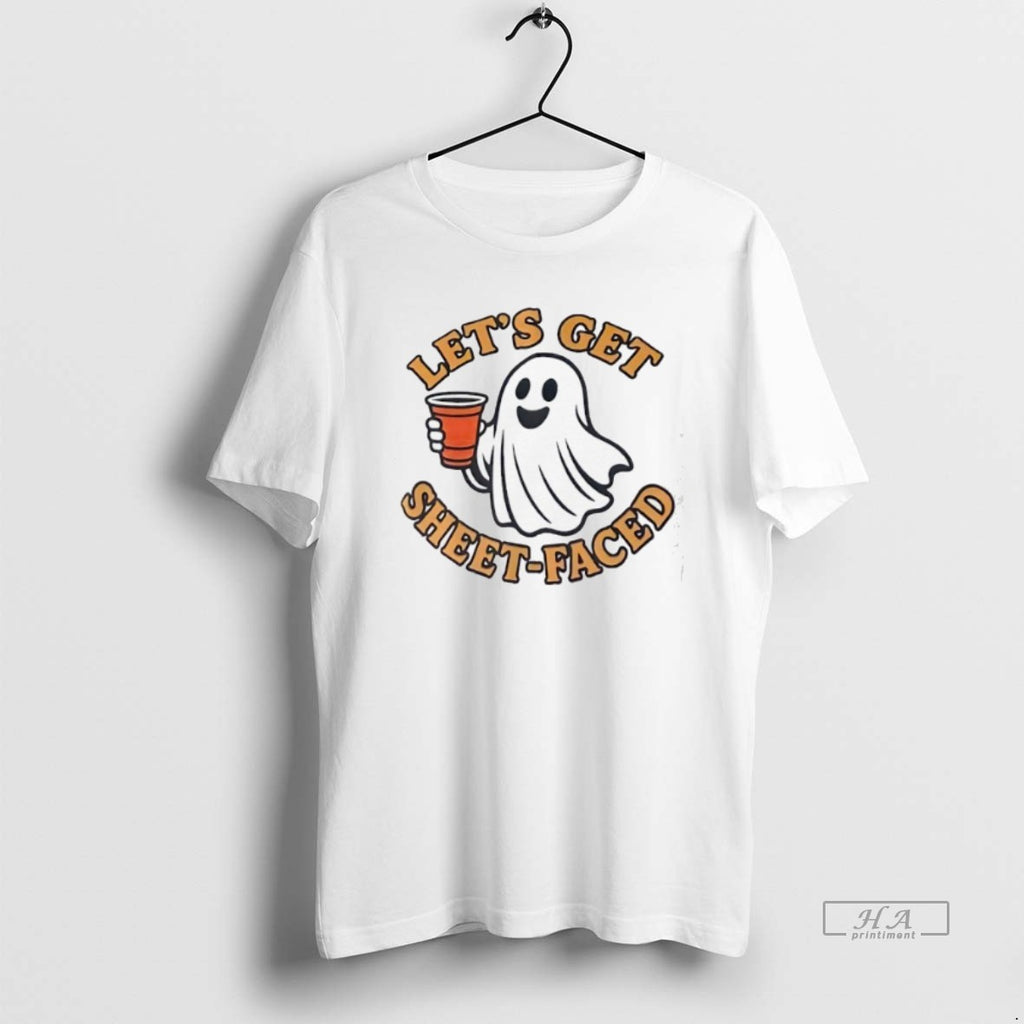 Official Ghost Lets Get Sheet Faced Halloween