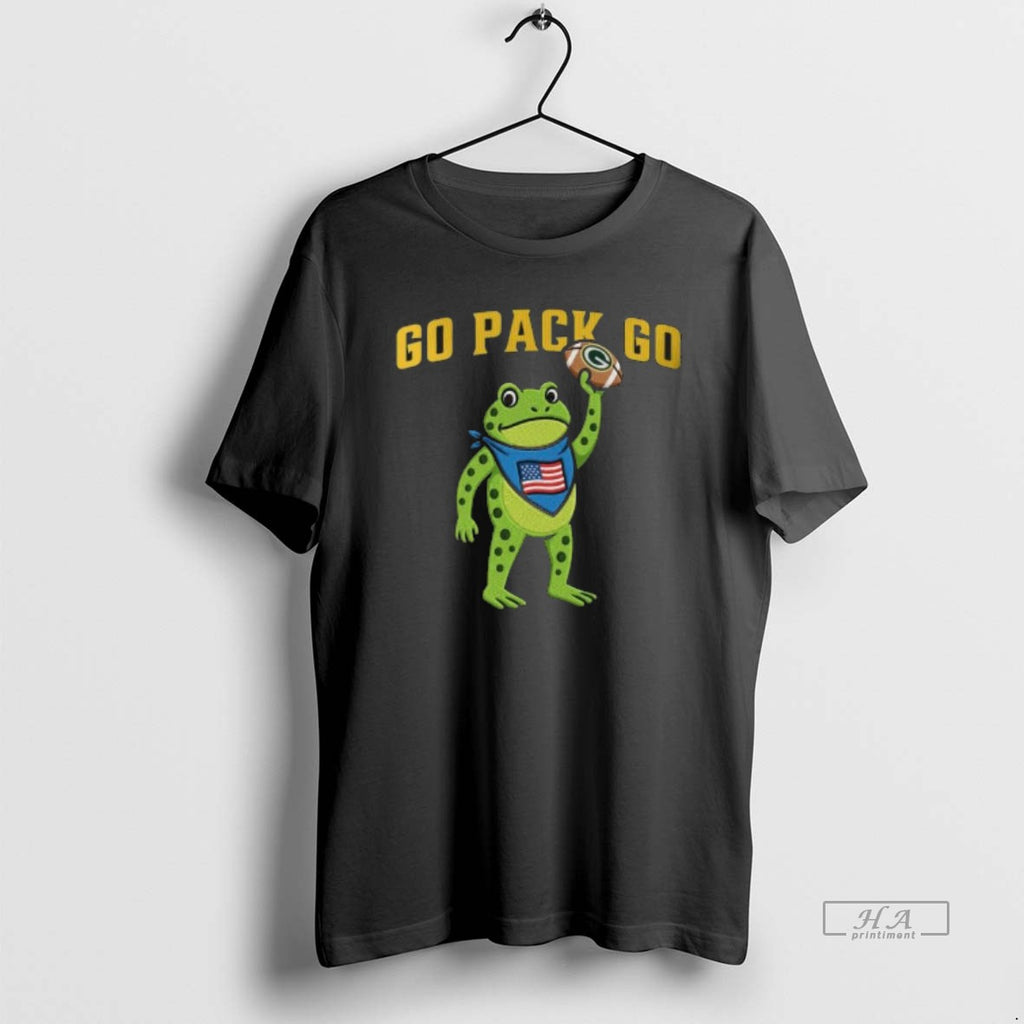 Official Go Pack Go Portland Frog X Green Bay Packers
