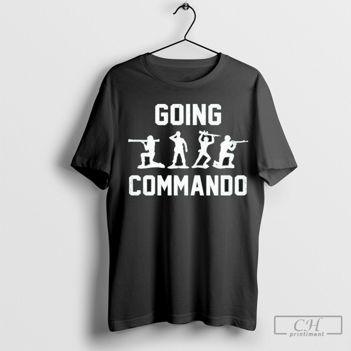 Official Going Commando Sarcastic Army T Shirts