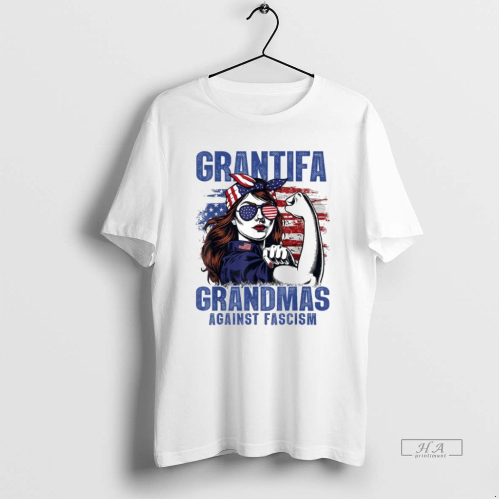 Official Grantifa Grandmas Against Fascism Flag Resist No Kings 50501
