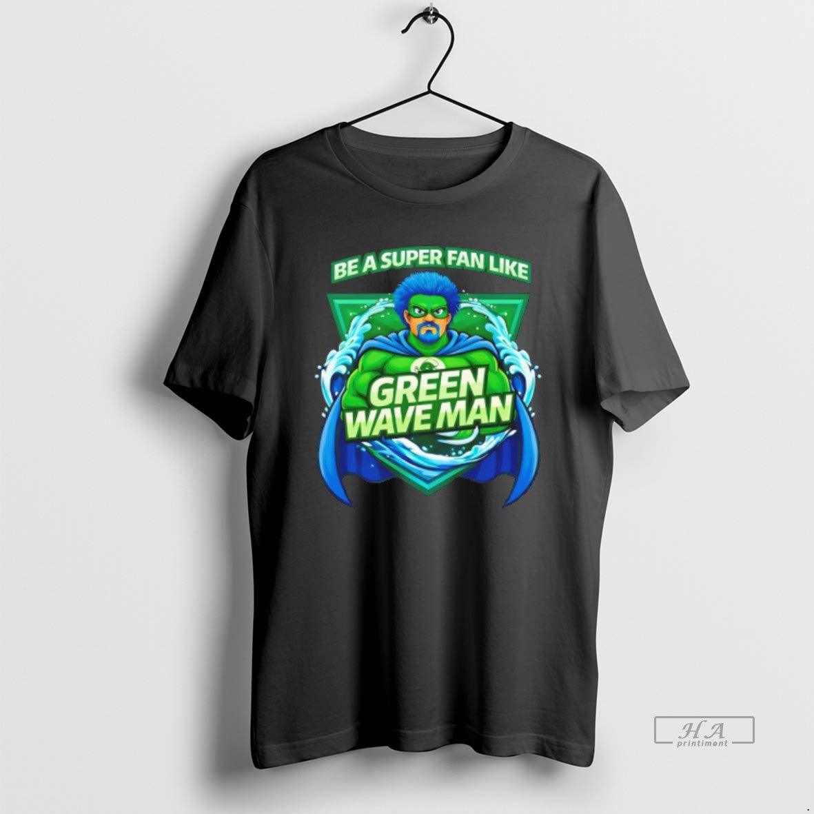 Official Green Wave Man Tulane Green Wave Be A Super Fan Like