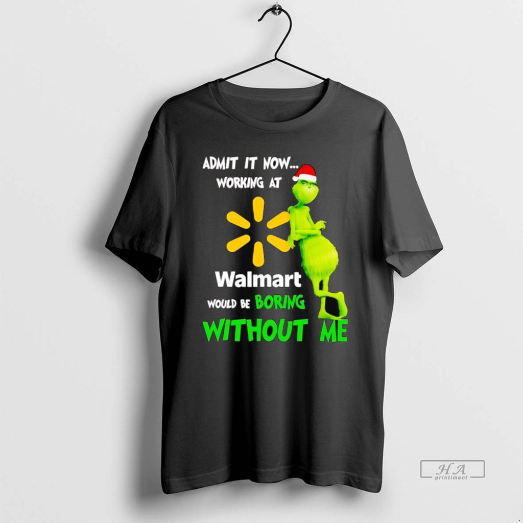 Official Grinch Admit It Now Working At Walmart Christmas
