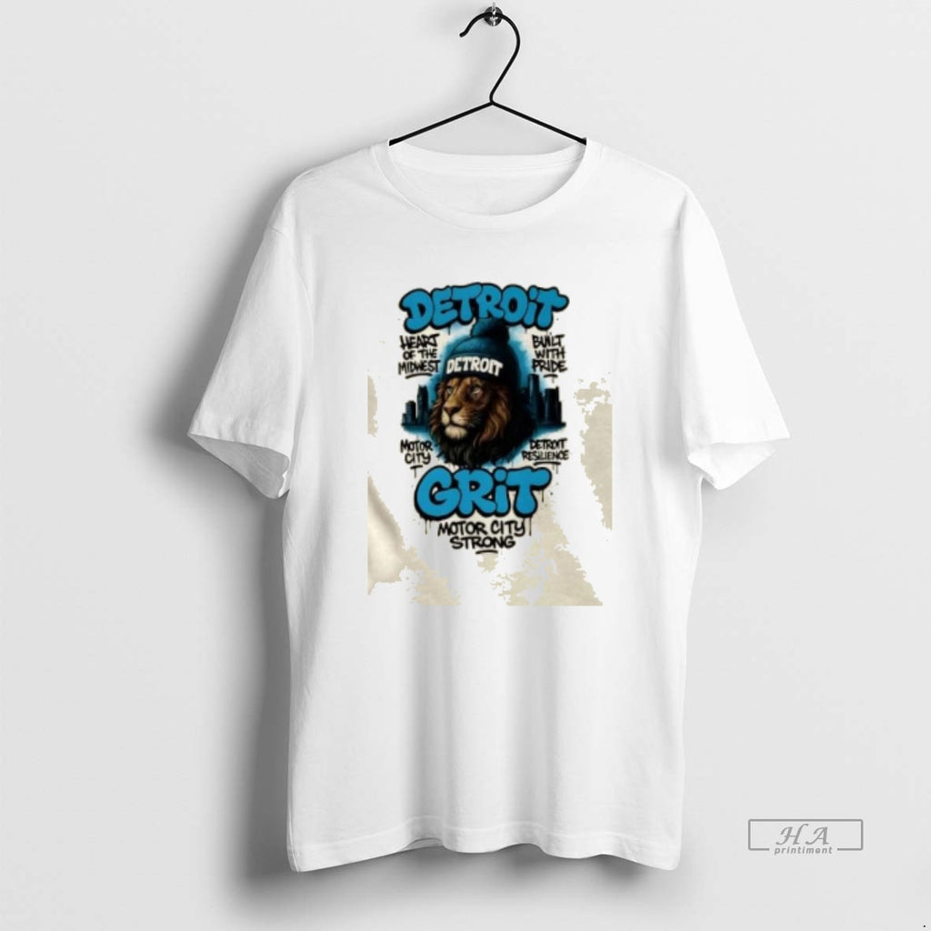 Official Grit Detroit Lions Heart Of The Midwest Motor City Strong