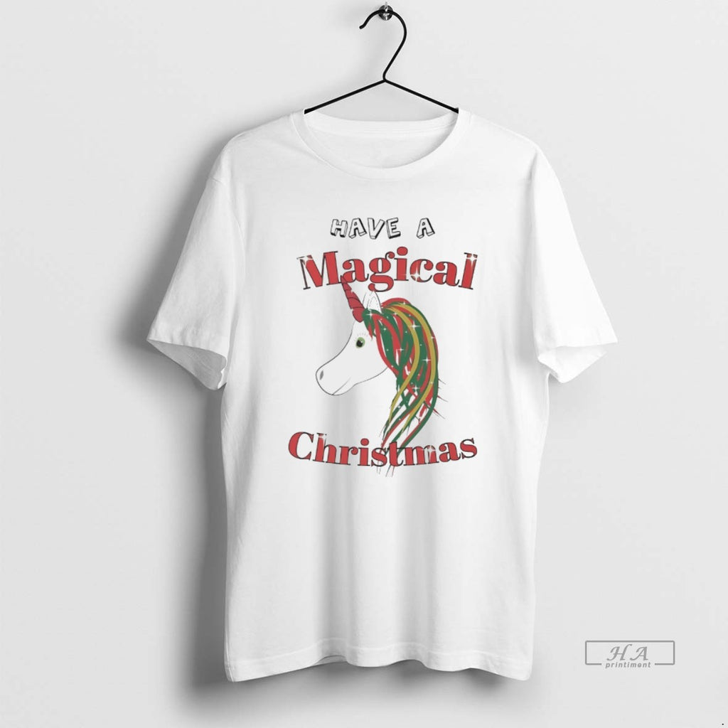Official Have A Magical Christmas Unicorn Holiday White