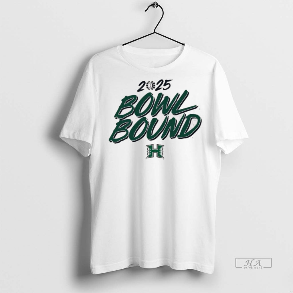 Official Hawaii Rainbow Warriors Football Ncaa 2025 Bowl Bound Season Shirt
