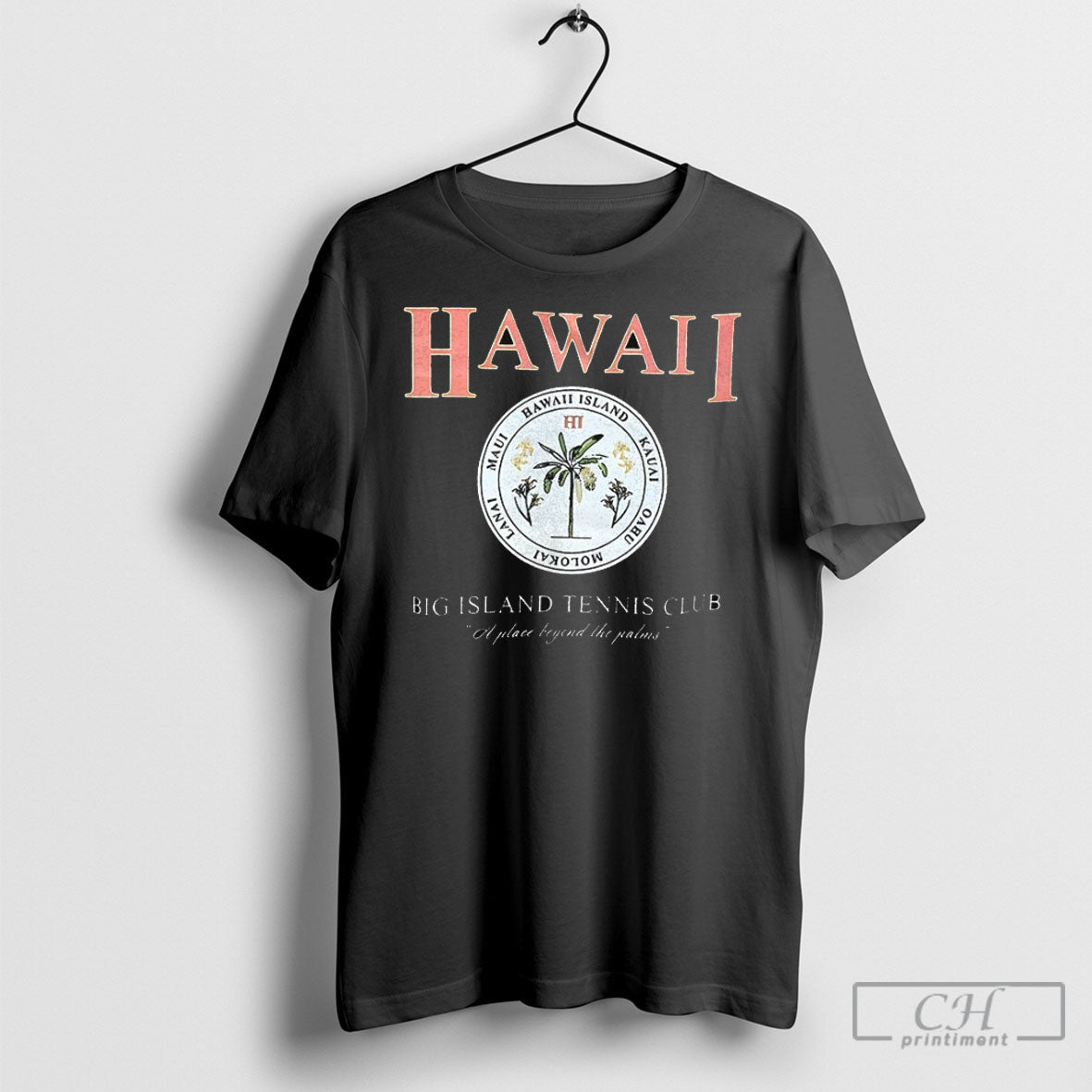 Official Hawaii Big Island Tennis Club Shirt Poster