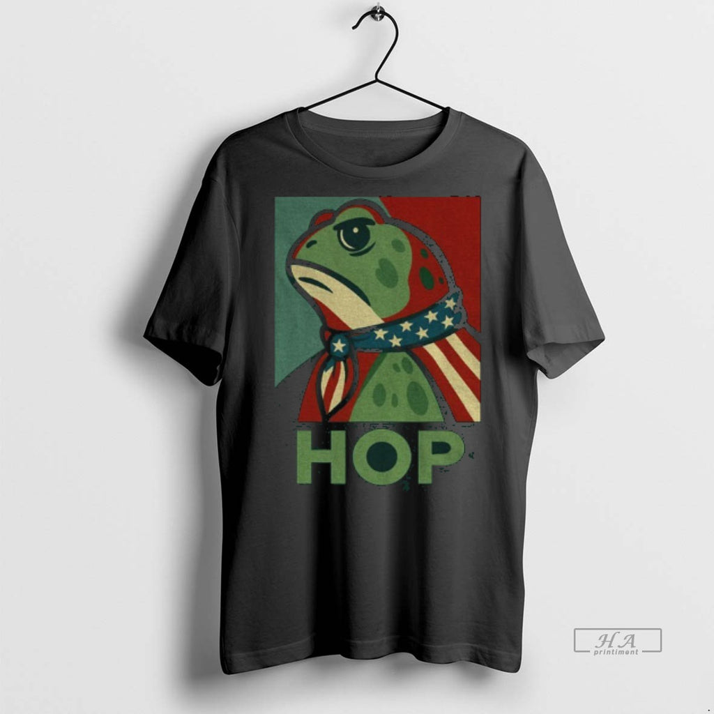 Official Hop Portland Frog Anti Trump Shirt