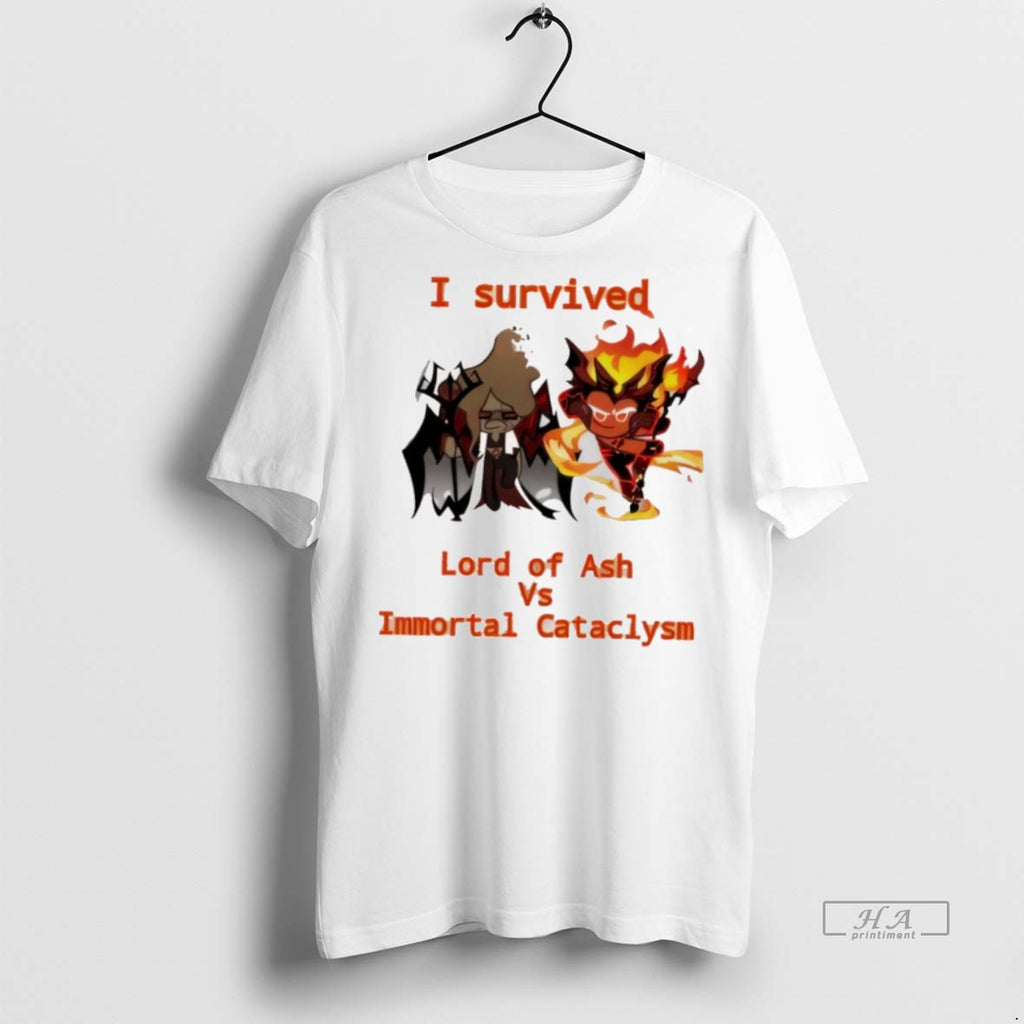 Official I Survived Lord Of Ash Vs Immortal Cataclysm Shirt