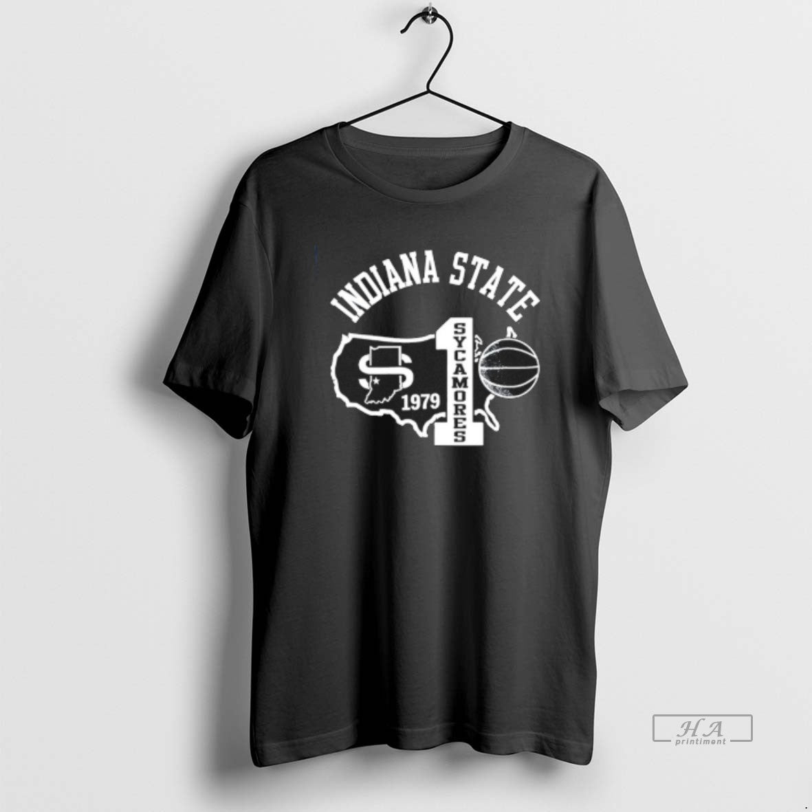 Official Indiana State Sycamores Basketball 1979 Number One Vintage