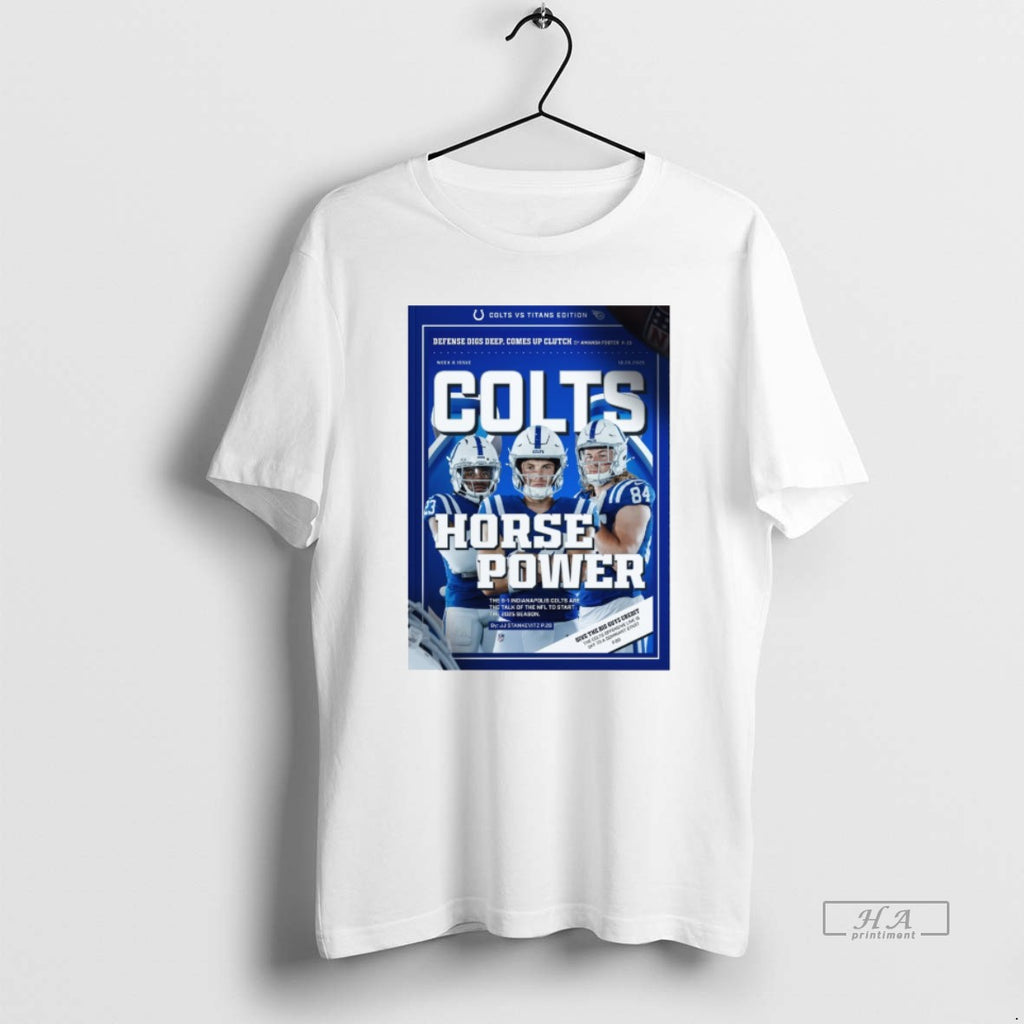 Official Indianapolis Colts Vs Tennessee Titans Horse Power Week 8 10 26 2025
