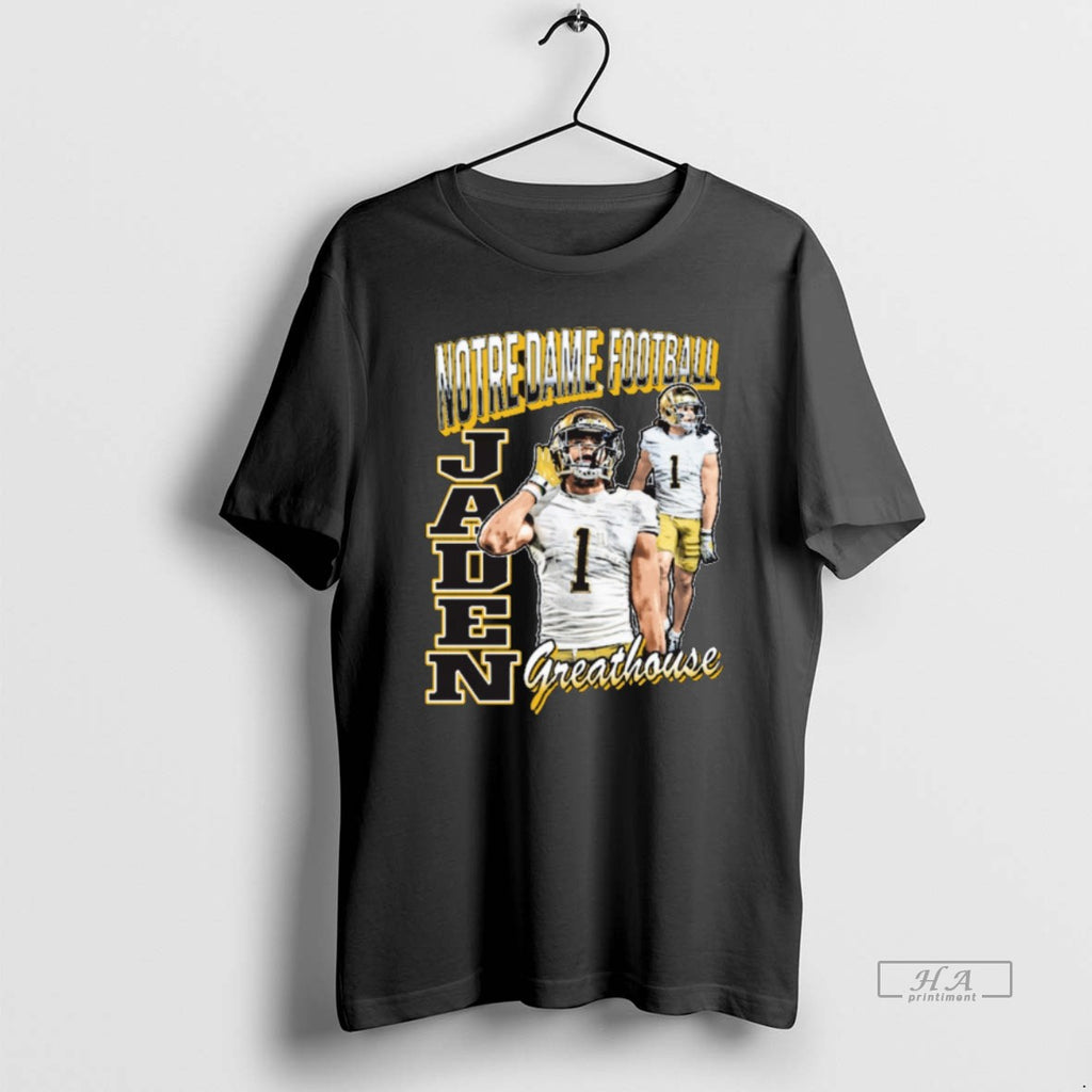 Official Jaden Greathouse 90s Notre Dame Fighting Irish Football Ncaa 2025