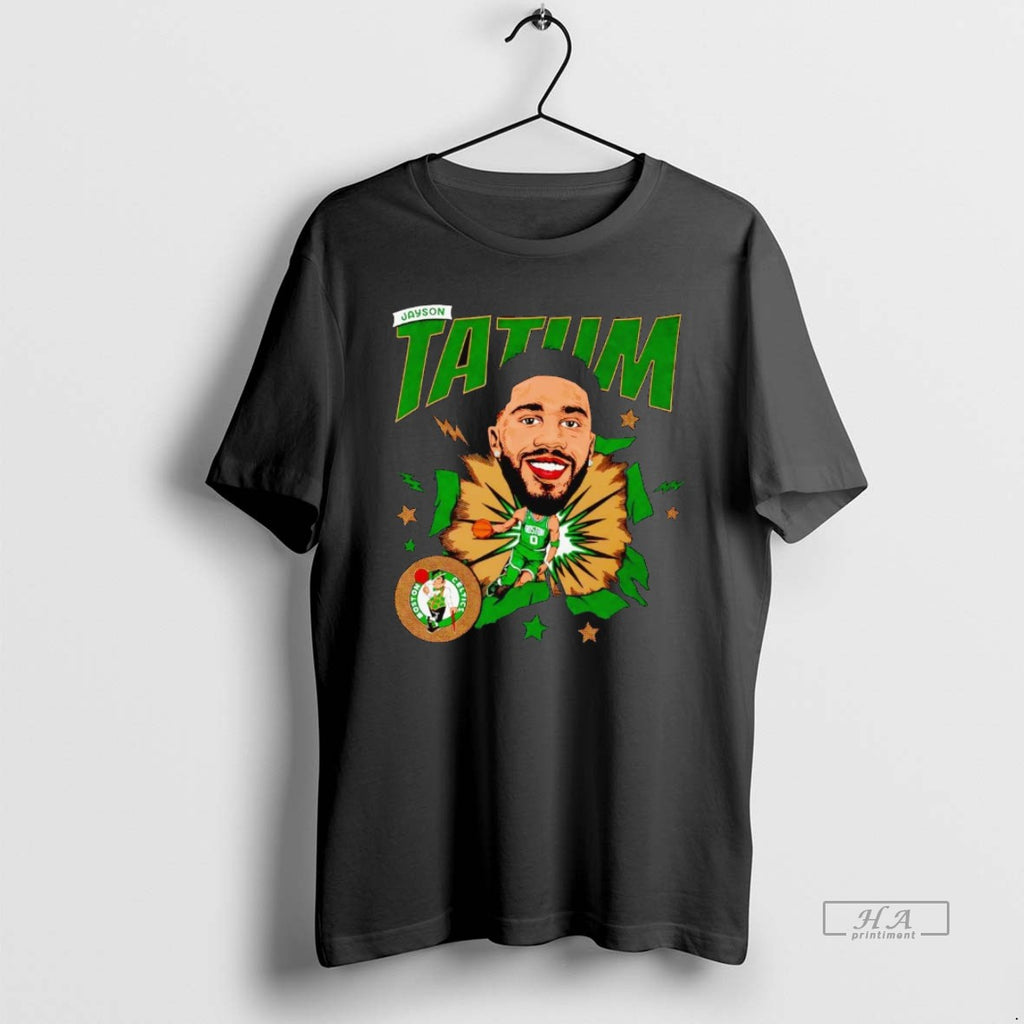 Official Jayson Tatum Big Head Caricature Celtics
