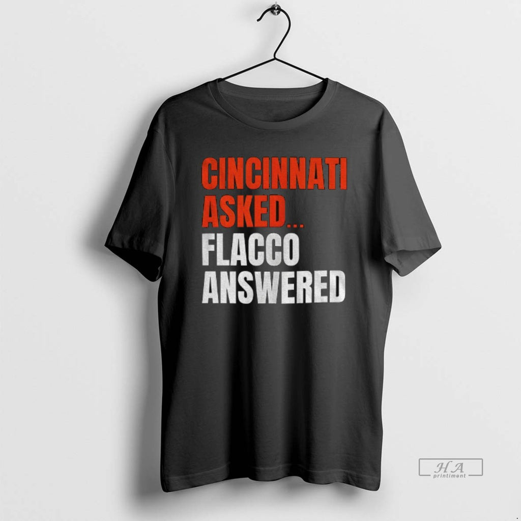 Official Joe Flacco Cleveland Browns Cincinnati Asked Flacco Answered Football