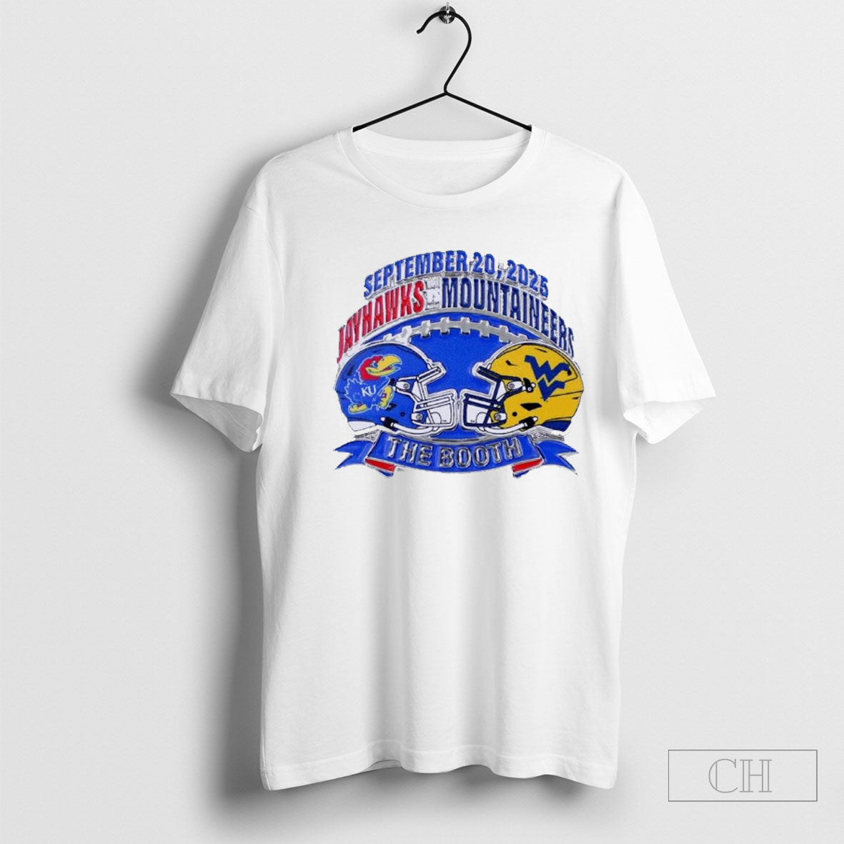 Official Kansas Jayhawks Vs West Virginia 2025 Game Day The Booth Shirt Sweater