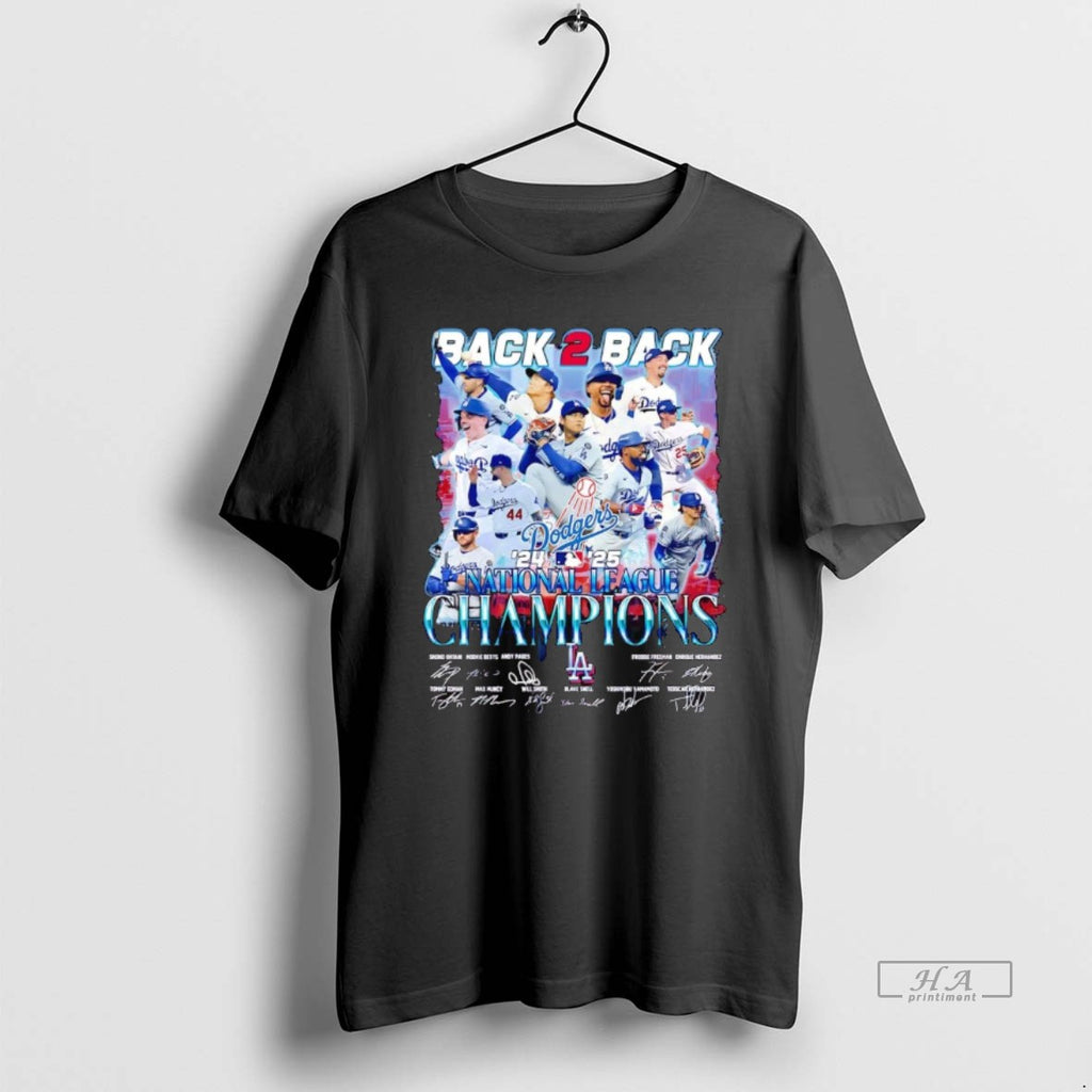 Official La Dodgers Back To Back 2025 National League Champions
