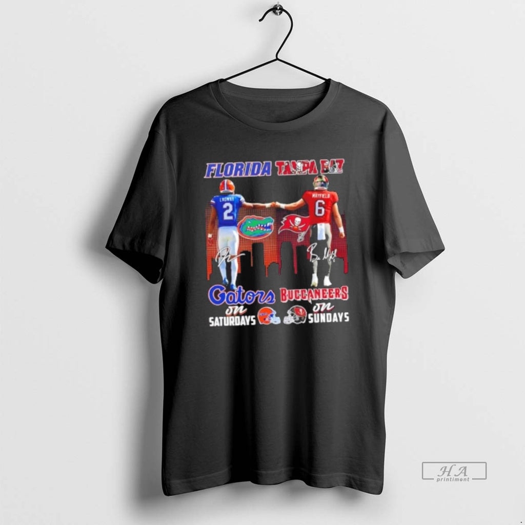 Official Lagway Florida Gators On Saturdays X Mayfield Tampa Bay Buccaneers On Sundays Skyline
