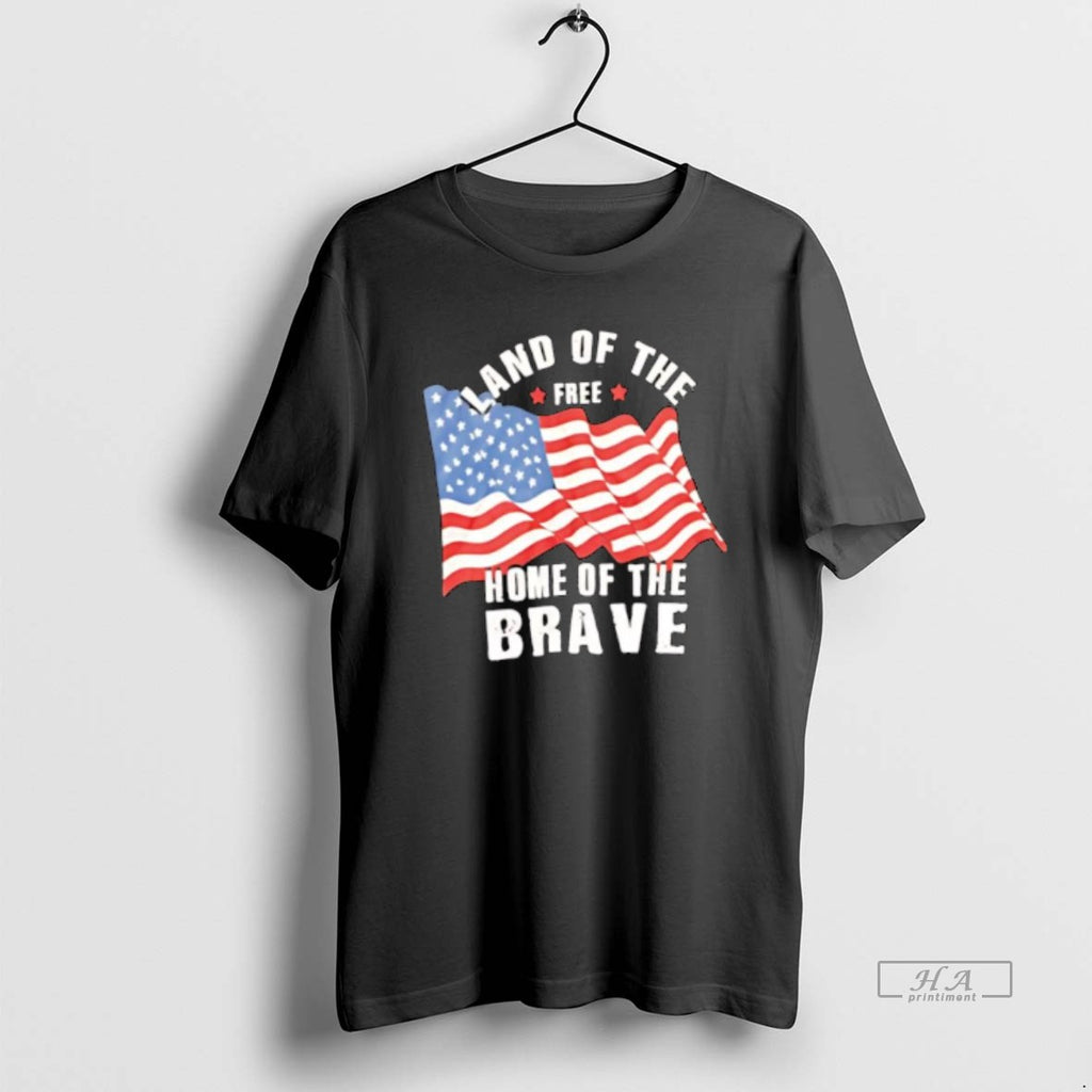 Official Land Of The Free Home Of The Brave Patriotic American