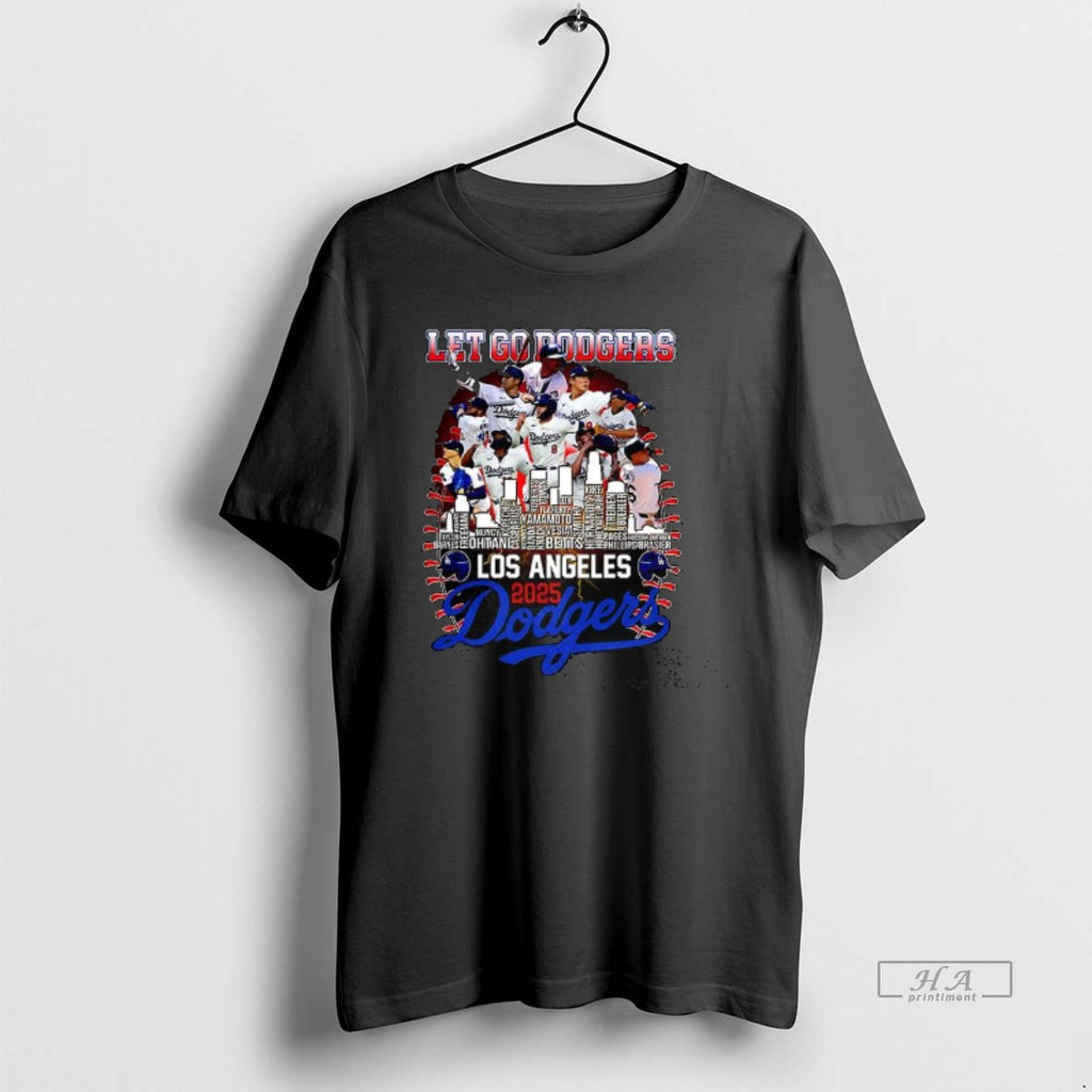 Official Lets Go Los Angeles Dodgers 2025 National League Champions