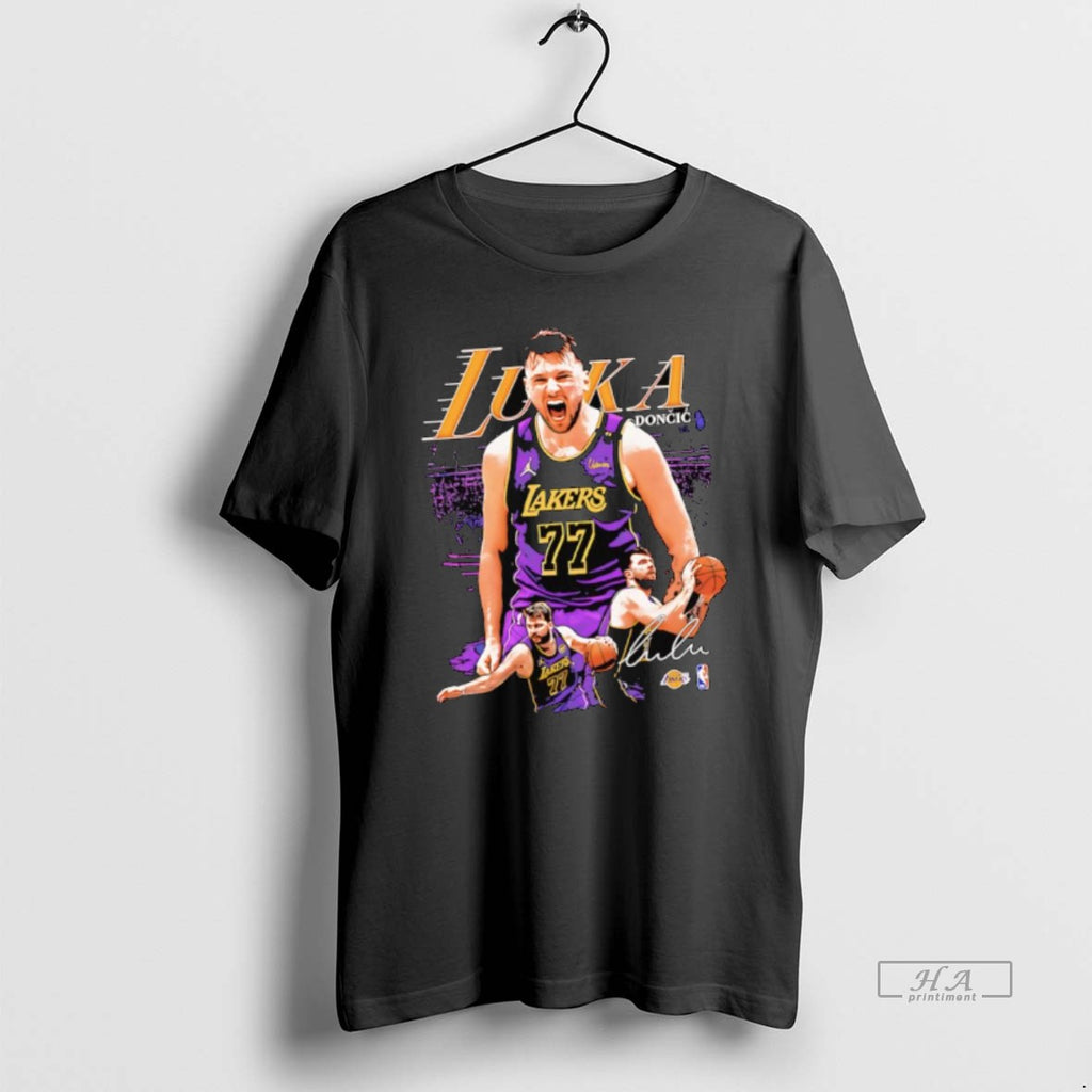 Official Luka Doncic Los Angeles Lakers Number 77 Signature Jersey