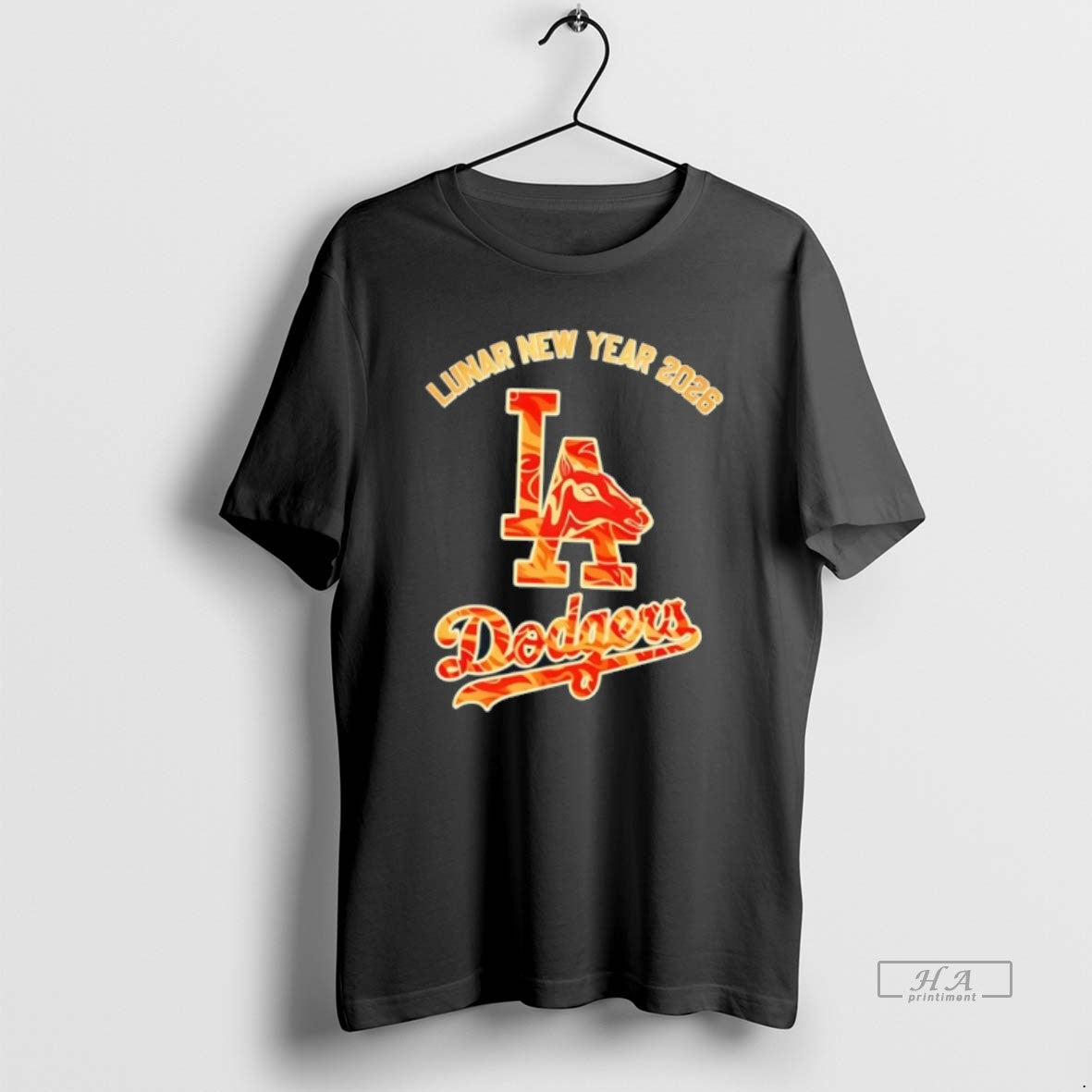 Official Lunar New Year 2026 Los Angeles Dodgers Logo