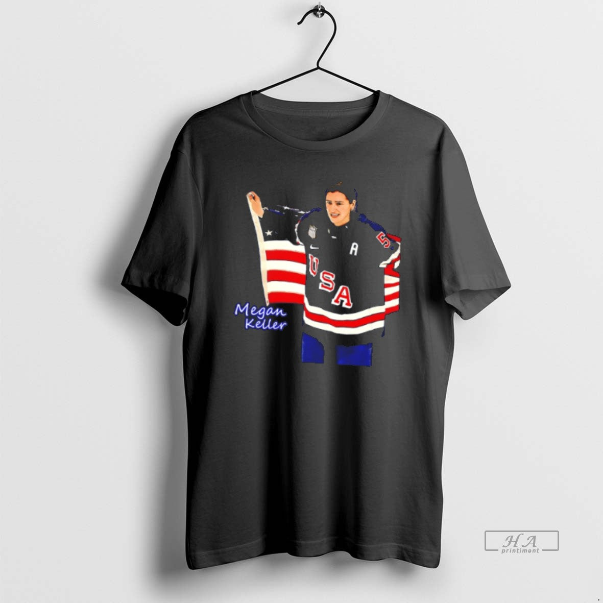 Official Megan Keller Usa Womens National Ice Hockey Team 2026 Tee
