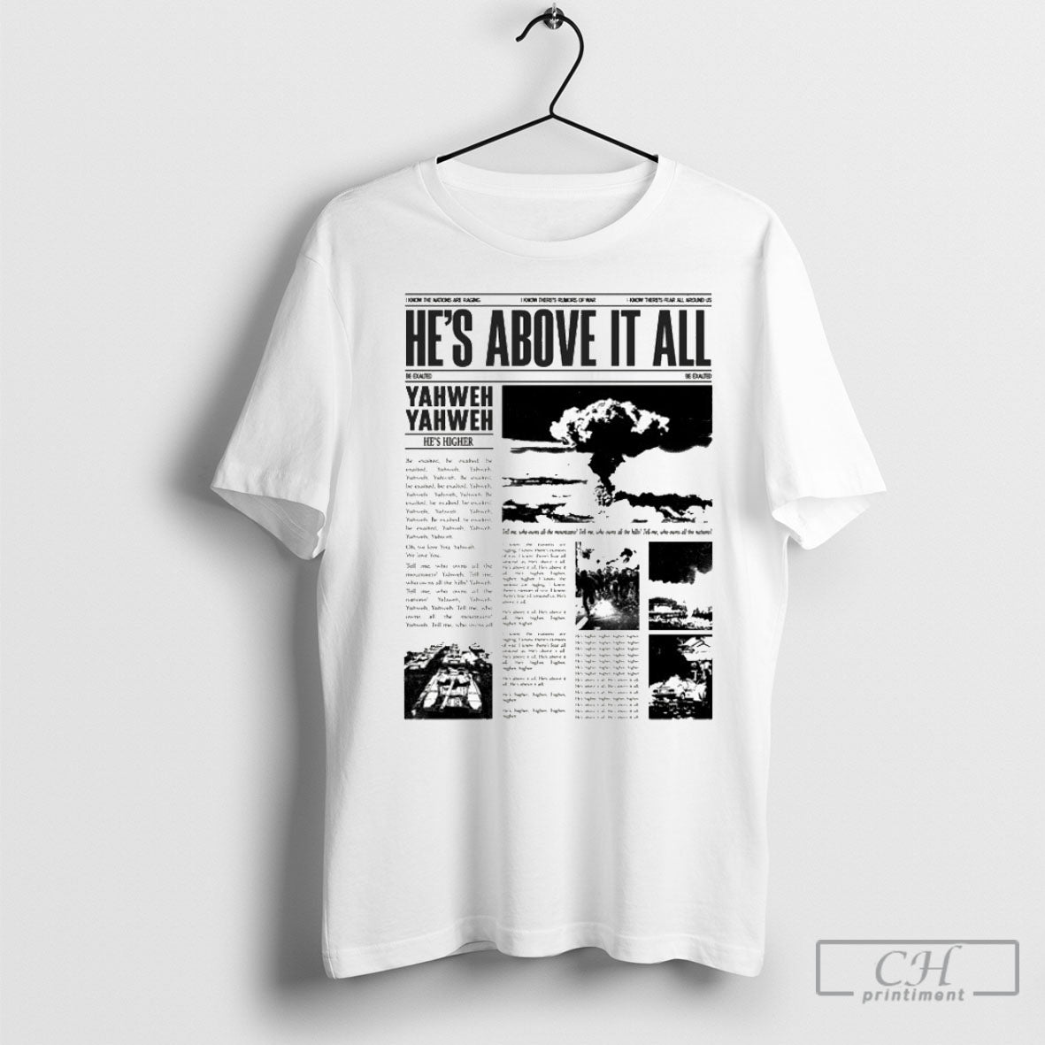 Official Mercy Culture Hes Above It All Yahweh Hes Higher Shirts