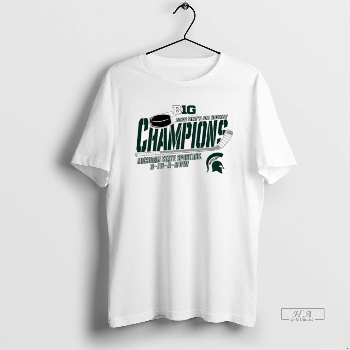 Official Michigan State Spartans 2026 Big Ten Hockey Champions 3 In A Row