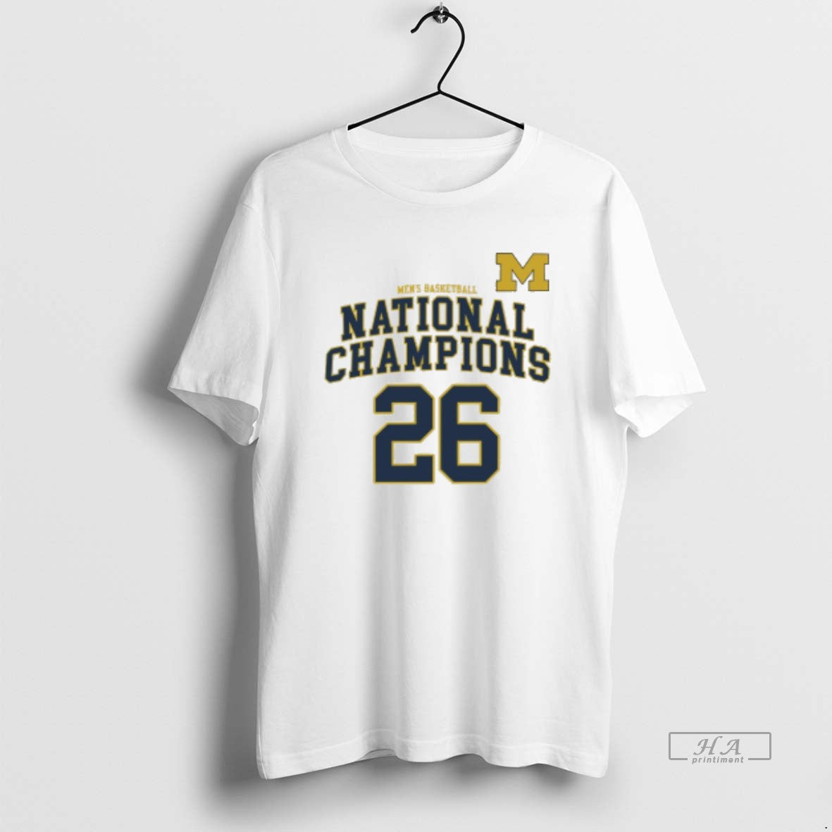 Official Michigan Wolverines Basketball 26 National Champions
