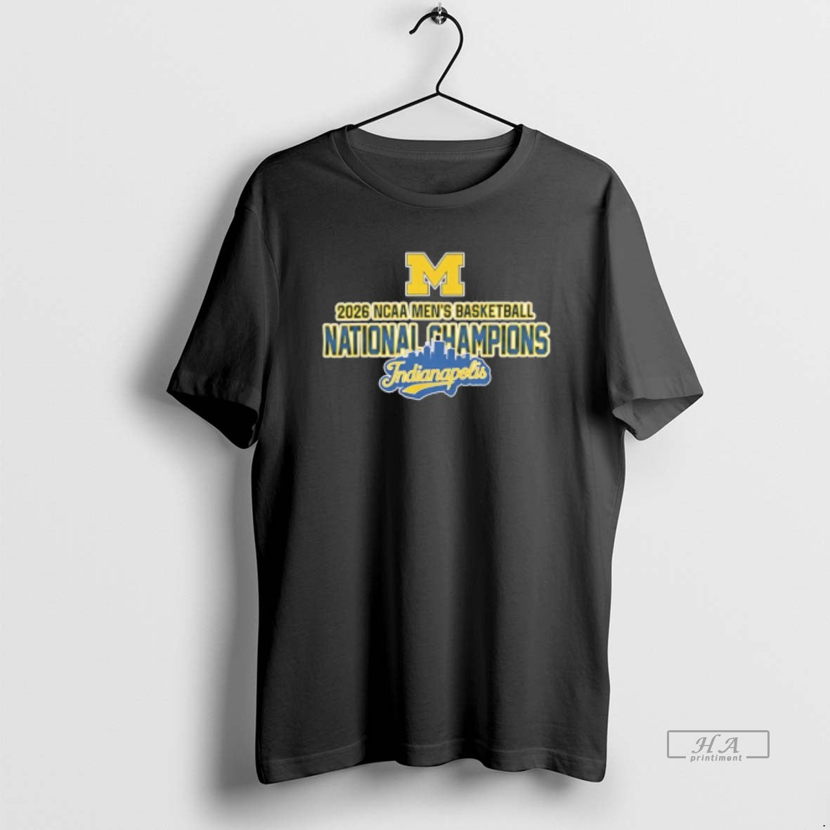 Official Michigan Wolverines Mens Basketball 2026 National Champions Indianapolis