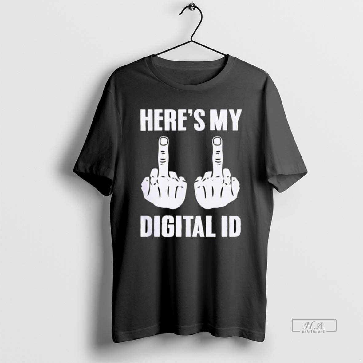 Official Middle Finger Heres My Digital Id