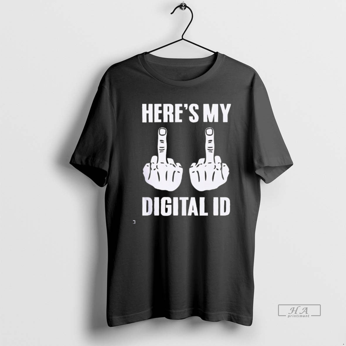 Official Middle Finger Heres My Digital Id